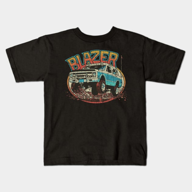 K5 Blazer 4x4 1971 Kids T-Shirt by JCD666